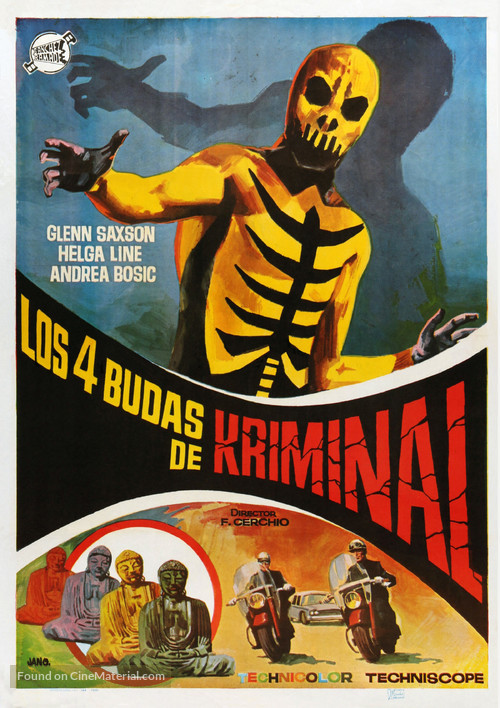 Il marchio di Kriminal - Spanish Movie Poster