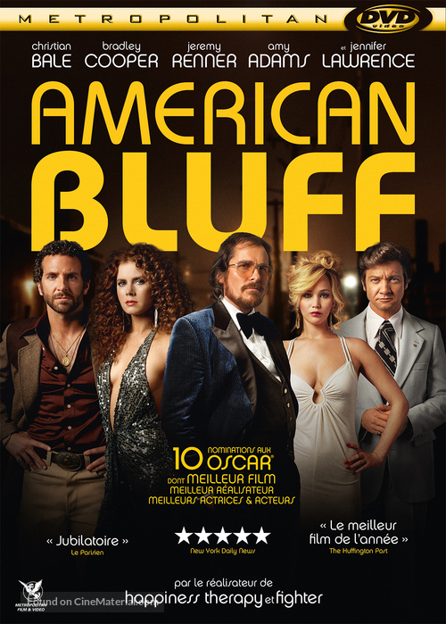 American Hustle - French DVD movie cover