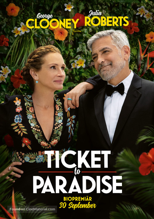 Ticket to Paradise - Swedish Movie Poster