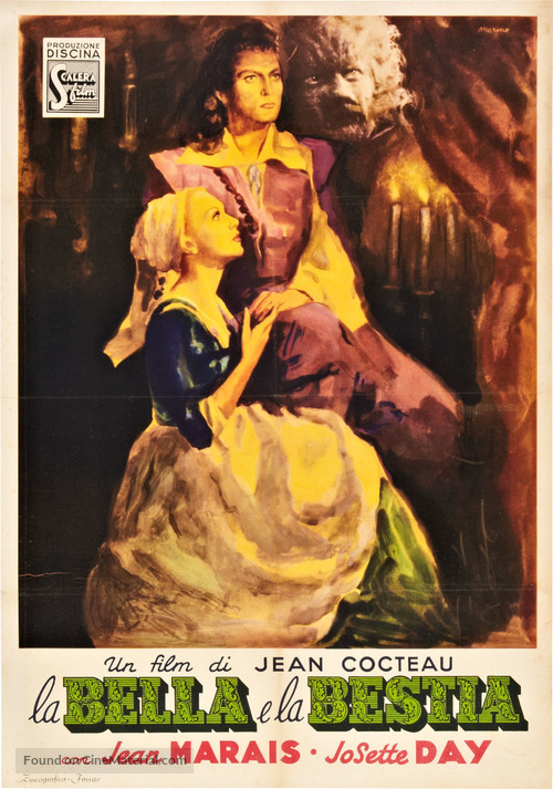 La belle et la b&ecirc;te - Italian Movie Poster