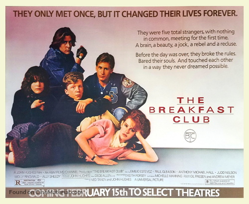 The Breakfast Club - Movie Poster