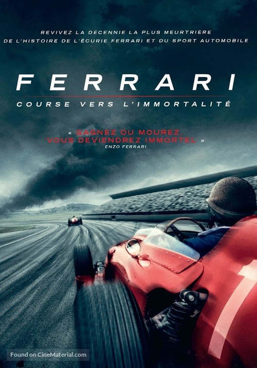Ferrari: Race to Immortality - French DVD movie cover