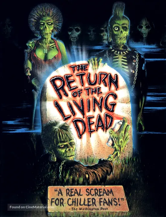 The Return of the Living Dead - DVD movie cover