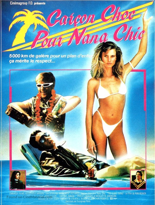The Sure Thing - French Movie Poster