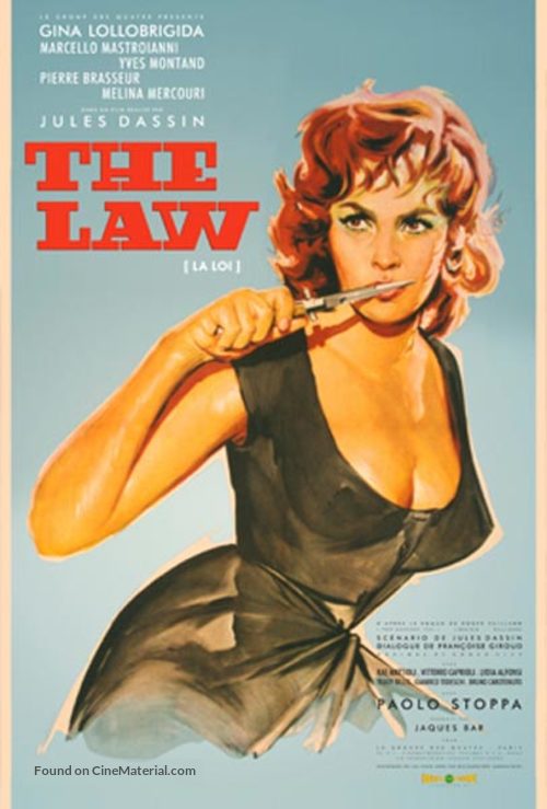 La legge - Re-release movie poster