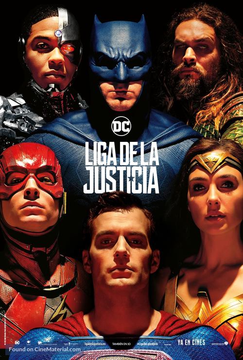 Justice League - Spanish Movie Poster