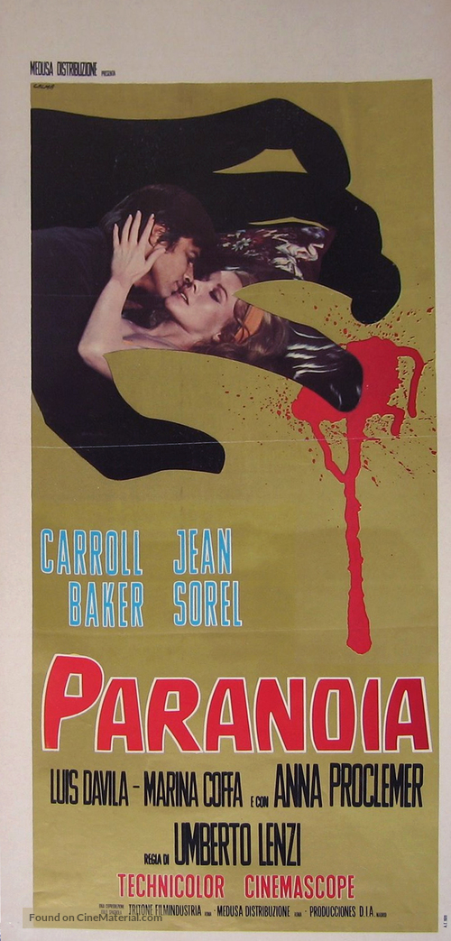 Paranoia - Italian Movie Poster
