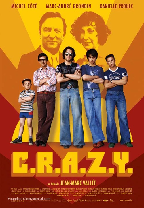 C.R.A.Z.Y. - Belgian Movie Poster