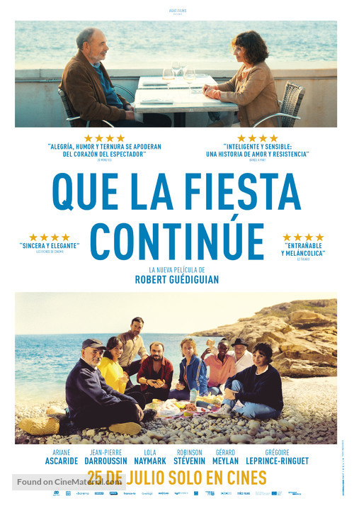 Et la f&ecirc;te continue - Spanish Movie Poster