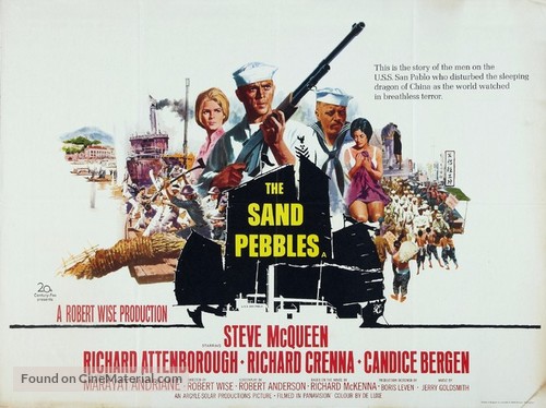 The Sand Pebbles - British Movie Poster