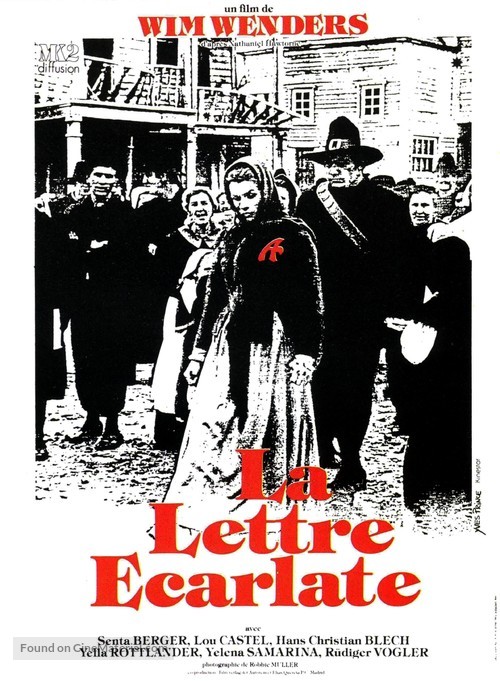 Scharlachrote Buchstabe, Der - French Movie Poster