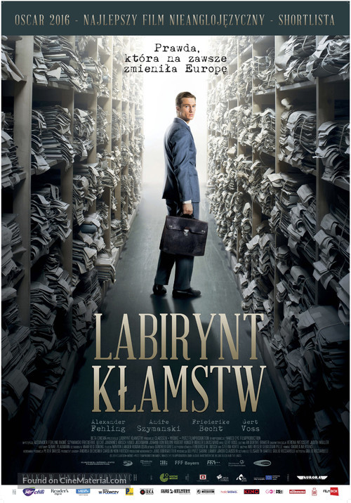 Im Labyrinth des Schweigens - Polish Movie Poster