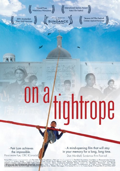 On a Tightrope - Canadian Movie Poster