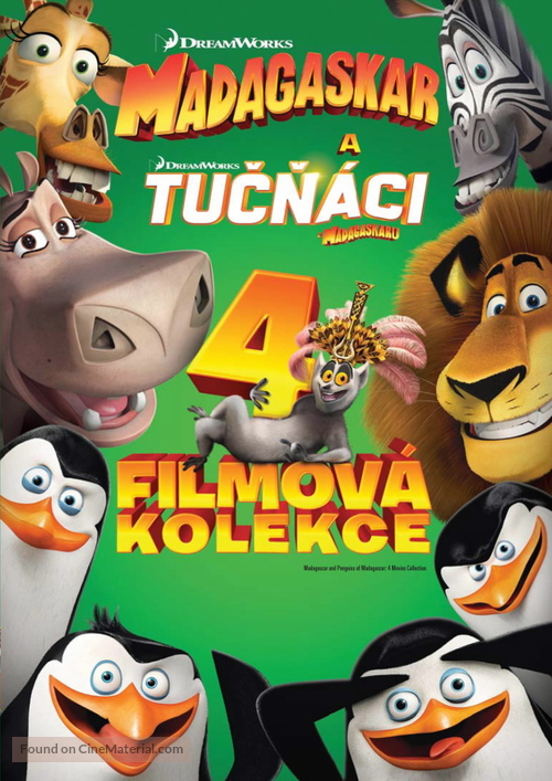 Madagascar 3: Europe&#039;s Most Wanted - Czech DVD movie cover