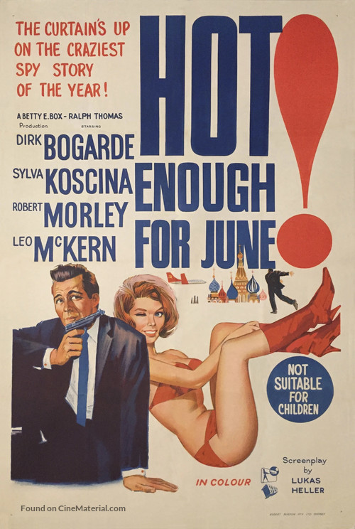 Hot Enough for June - Australian Movie Poster