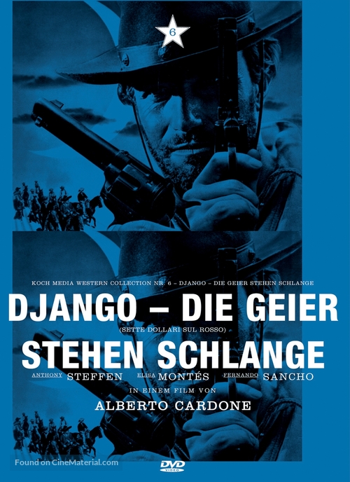 Sette dollari sul rosso - German DVD movie cover