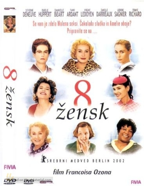 8 femmes - Slovenian DVD movie cover