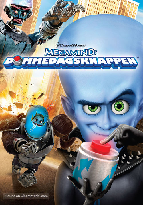 Megamind: The Button of Doom - Danish DVD movie cover