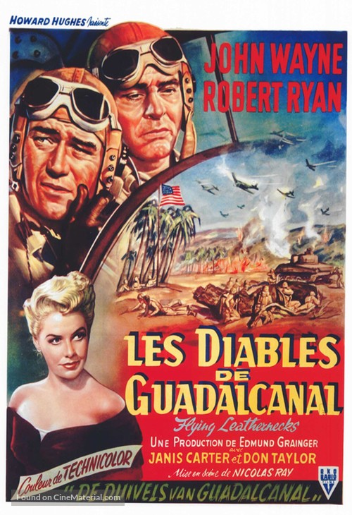 Flying Leathernecks - Belgian Movie Poster