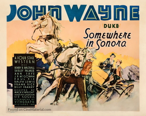 Somewhere in Sonora - Movie Poster