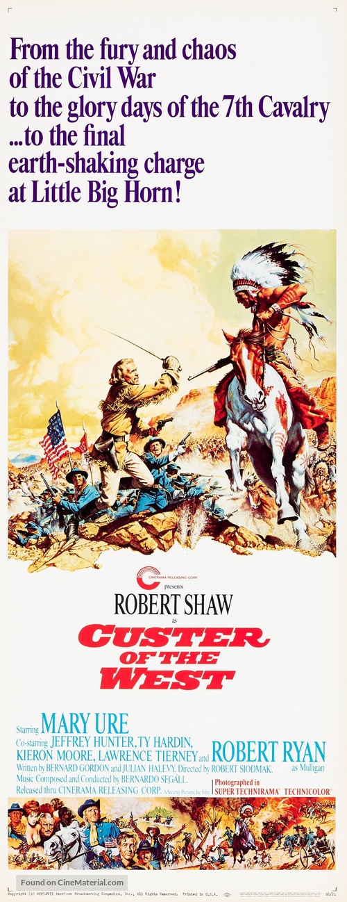Custer of the West - Movie Poster