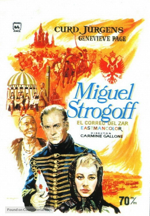 Michel Strogoff - Spanish Movie Poster