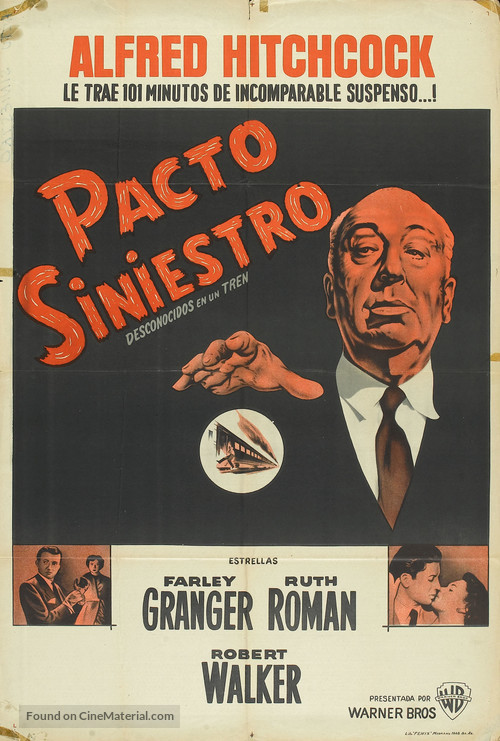 Strangers on a Train - Argentinian Movie Poster