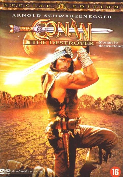 Conan The Destroyer - Dutch Movie Cover