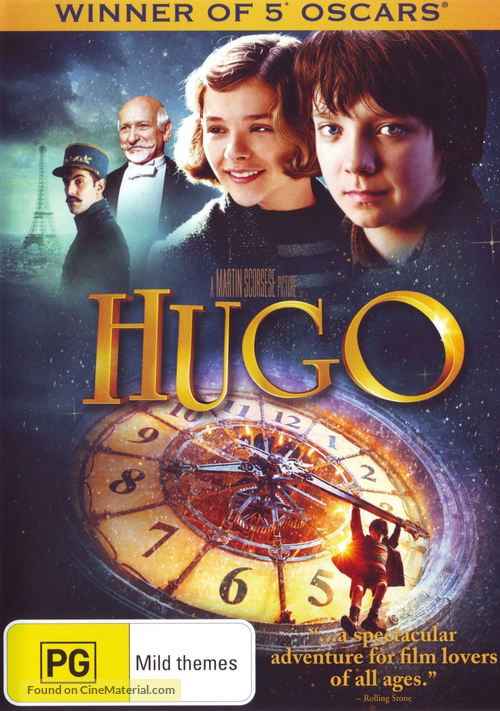 Hugo - Australian DVD movie cover