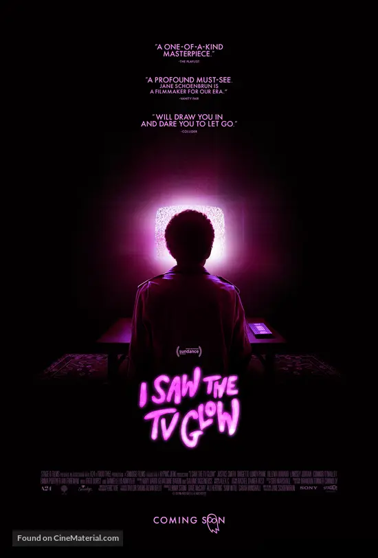 I Saw the TV Glow - British Movie Poster