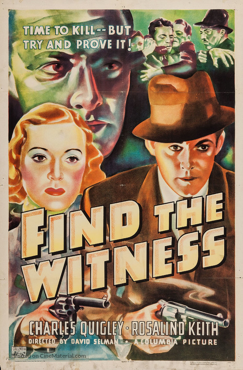 Find the Witness - Movie Poster