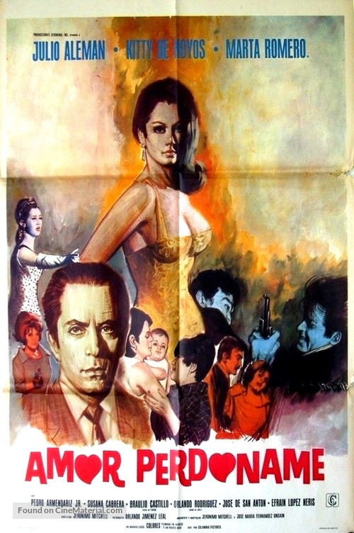 Amor perdoname - Mexican Movie Poster