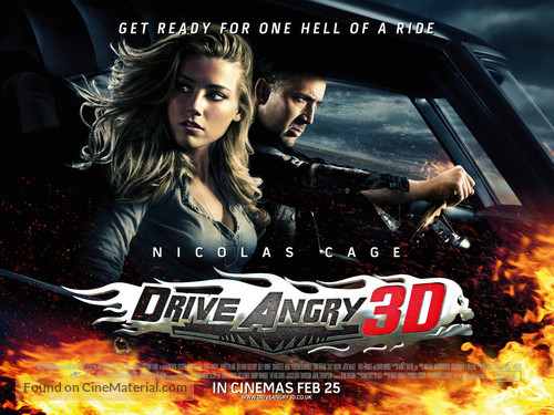 Drive Angry - British Movie Poster