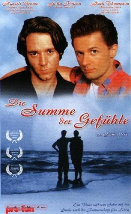 The Sum of Us - German VHS movie cover