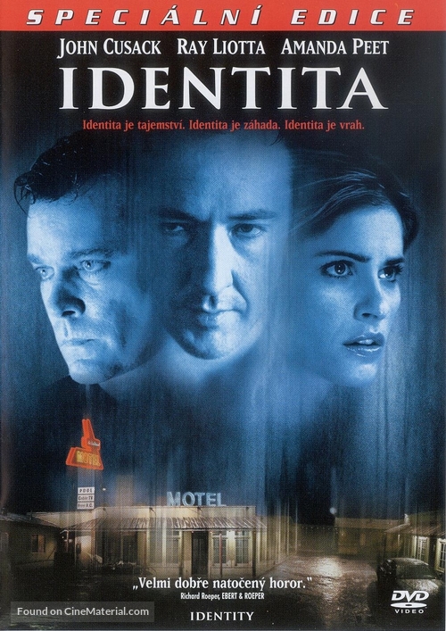 Identity - Czech DVD movie cover