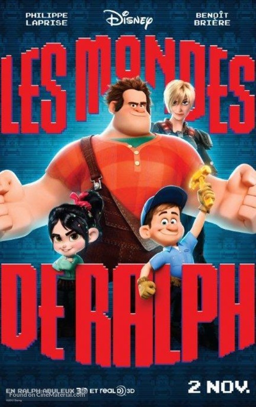 Wreck-It Ralph - Canadian Movie Poster
