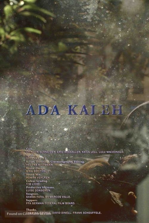 Ada Kaleh - German Movie Poster