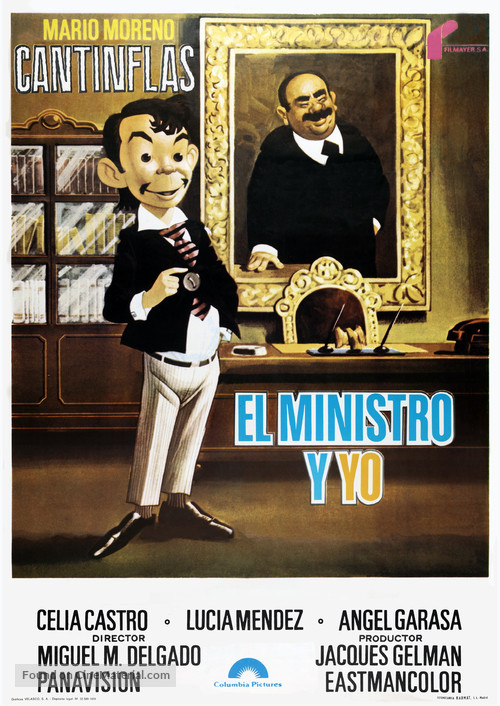 El ministro y yo - Spanish Movie Poster