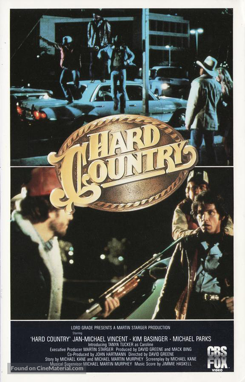 Hard Country - Finnish VHS movie cover