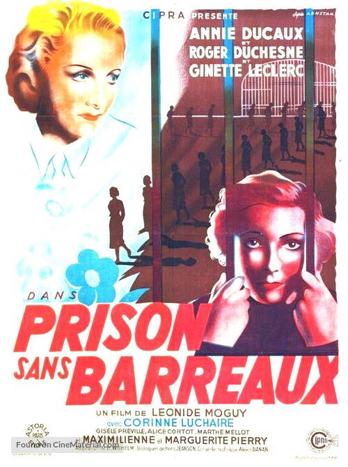 Prison sans barreaux - French Movie Poster