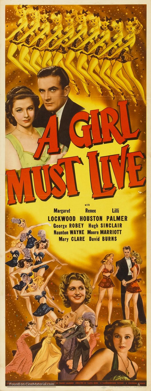 A Girl Must Live - Movie Poster