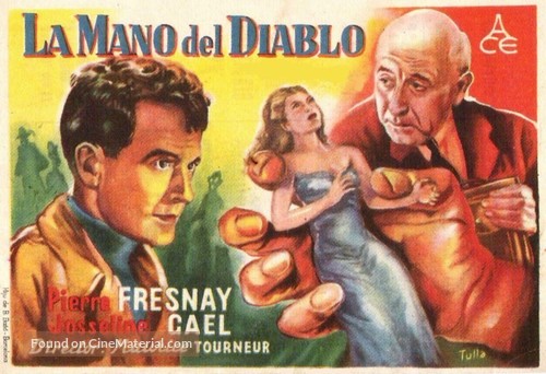 La main du diable - Spanish Movie Poster