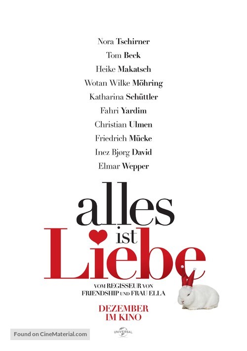 Alles Ist Liebe - German Movie Poster