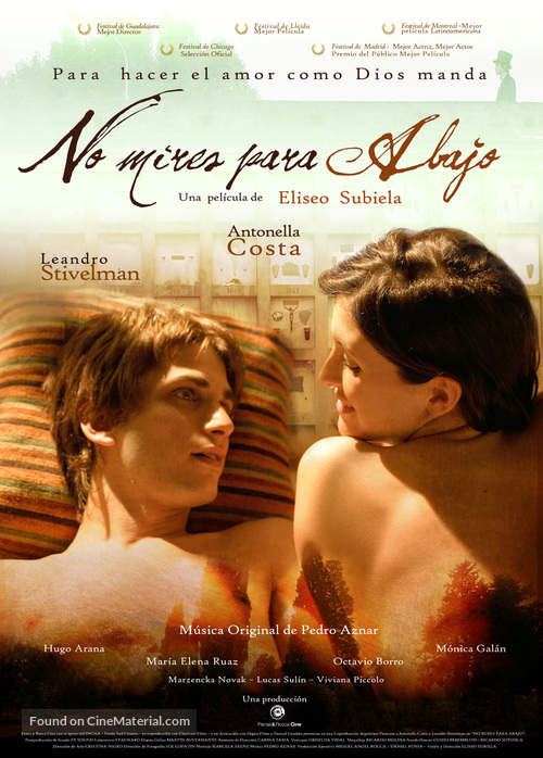 No mires para abajo - Argentinian Movie Poster