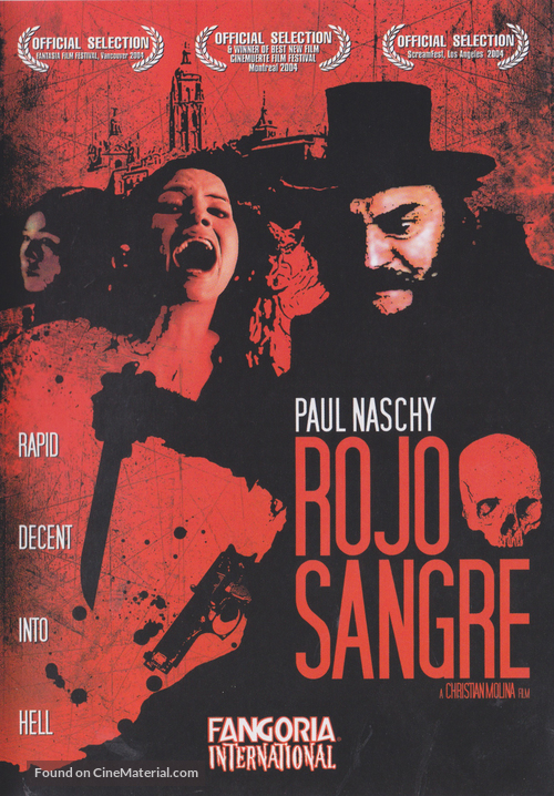 Rojo sangre - DVD movie cover