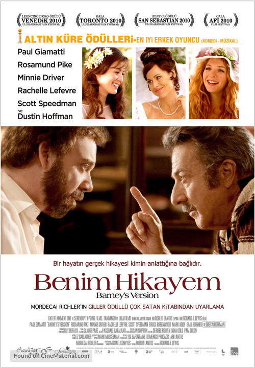 Barney&#039;s Version - Turkish Movie Poster