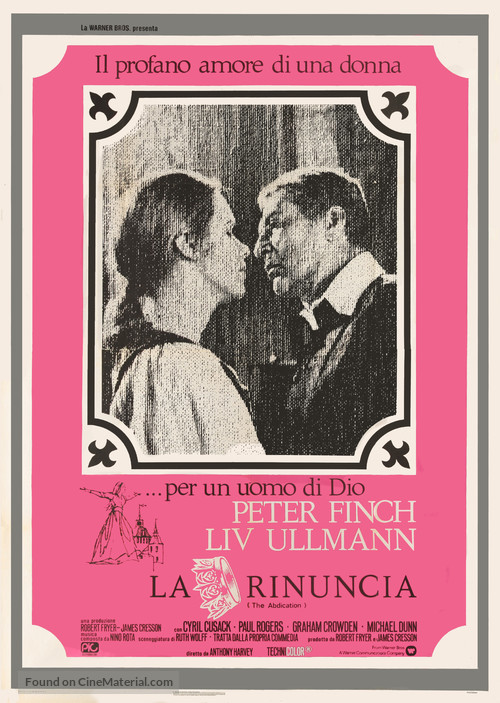 The Abdication - Italian Movie Poster