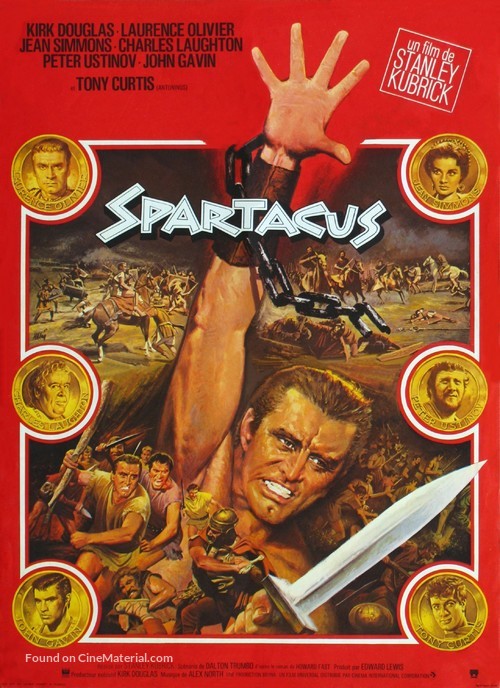 Spartacus - French Movie Poster