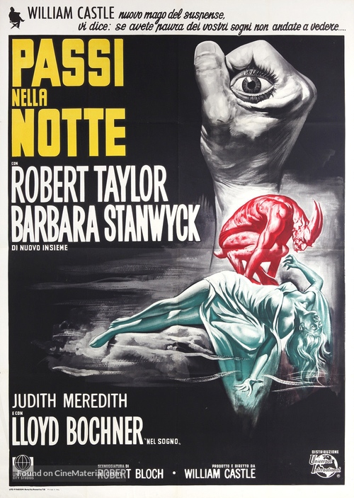 The Night Walker - Italian Movie Poster