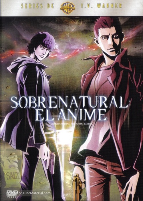 &quot;Supernatural: The Animation&quot; - Mexican DVD movie cover